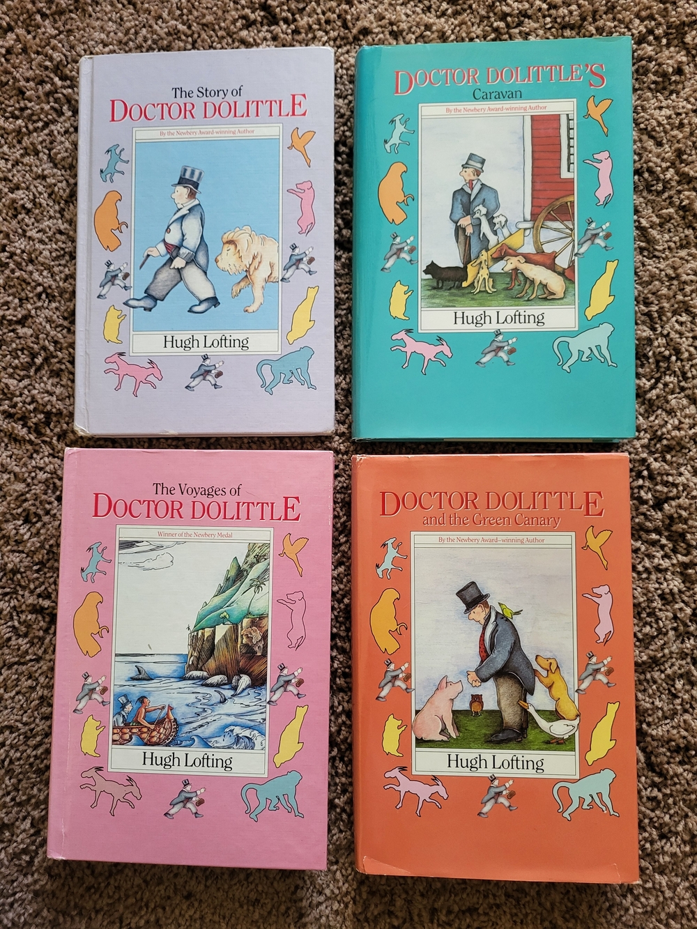 Doctor Dolittle Book Set - Multicolor Hardcover Collection